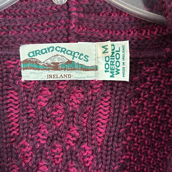 Aran craft merino wool sweater - Picture 3 of 5